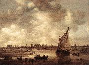 GOYEN, Jan van View of Leiden dg oil painting artist